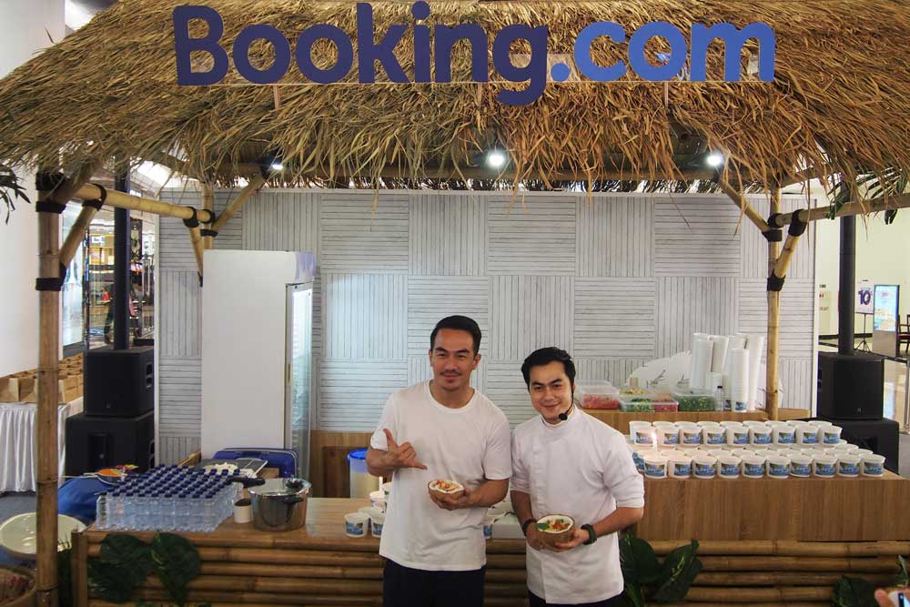 liputan event terbaru booking.com situs traveling pariwisata pop up food stall tematik kepulauan fiji di kota jakarta lippo mall kemang
