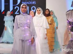 liputan event jogja fashion parade 2019 colours model management asmat pro sekolah modeling modest wear rancangan pakaian busana desainer lokal merek brand indonesia