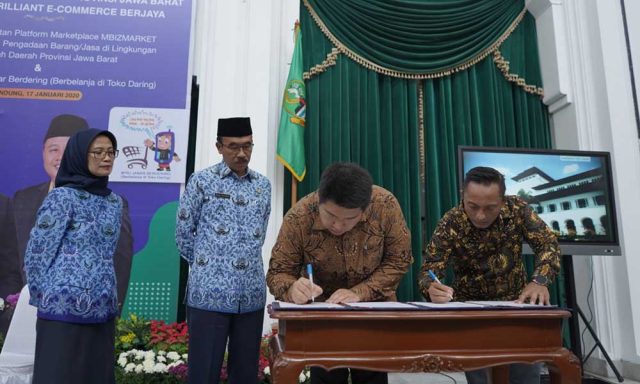 Pemerintah Provinsi (Pemprov) Jawa Barat bekerja sama dengan Mbiz untuk pengadaan barang dan jasa