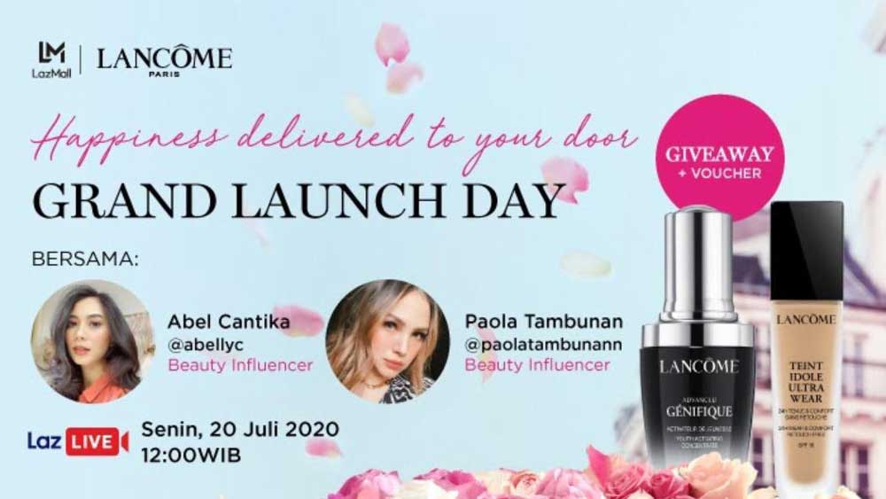 Merek kosmetik asal Prancis Lancôme resmi membuka online flagship store pertama di Lazada LazMall