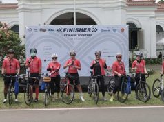 Event sepeda Kebun Raya Challenge 75K sukses digelar diikuti banyak peserta
