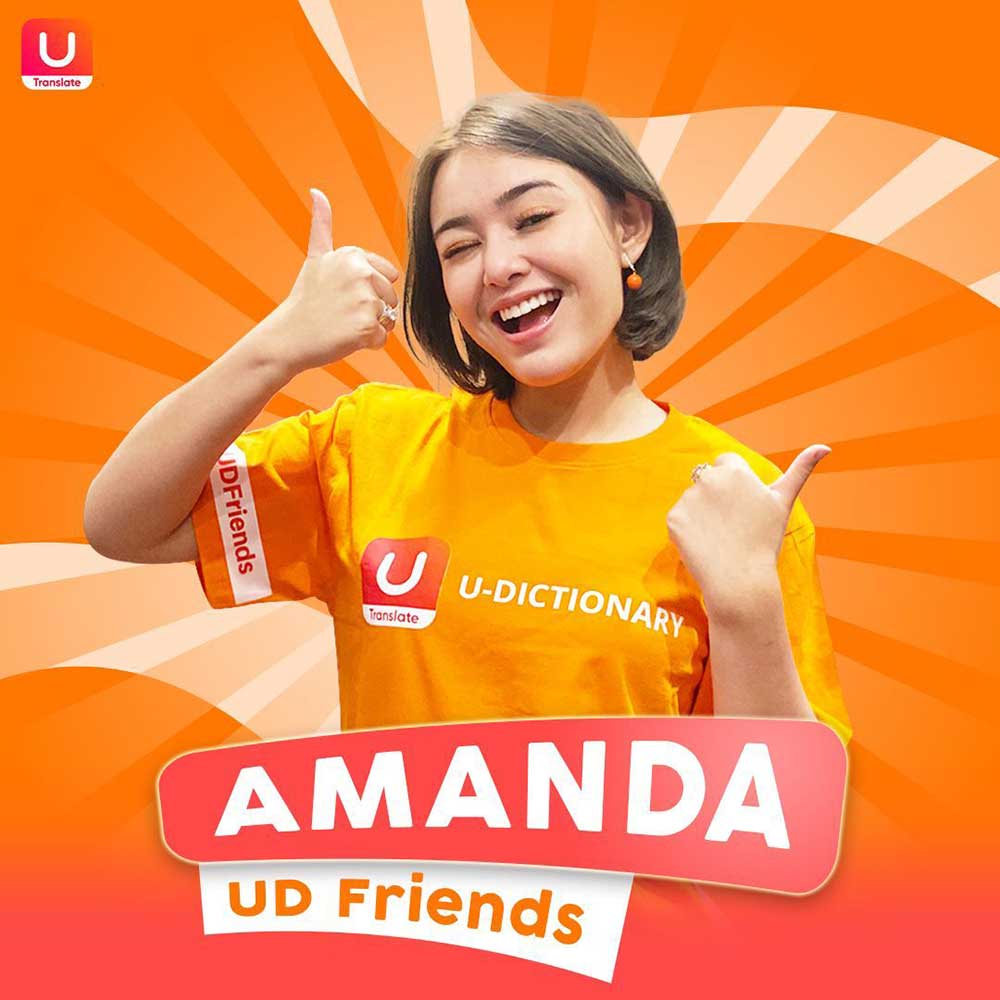 Amanda Manopo terpilih sebagai U-Dictionary Friends Indonesia pertama