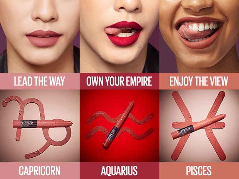Maybelline New York menghadirkan limited edition Superstay Zodiac Collection lipstik terbaru