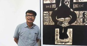 Edi Sunaryo pelukis seniman grafis dosen ISI Yogyakarta pameran karya