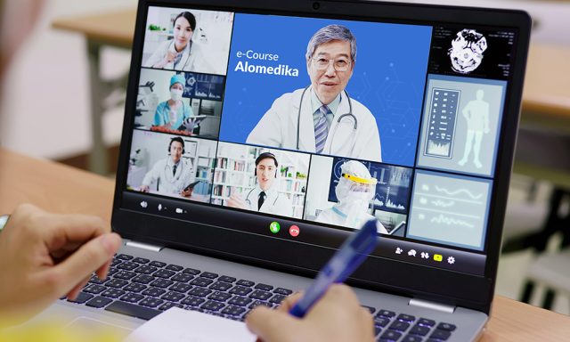 e-course alomedika kursus pelatihan training online alodokter kedokteran program edukasi